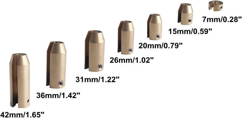 DEWHEL 14 Pack Brass Motorcycle Reusable Wheel Spoke Balance Weights Refill Kits Compatible with Super Moto,Dual sport,metric cruisers,vintage,or any other spoked wheels - Image 3